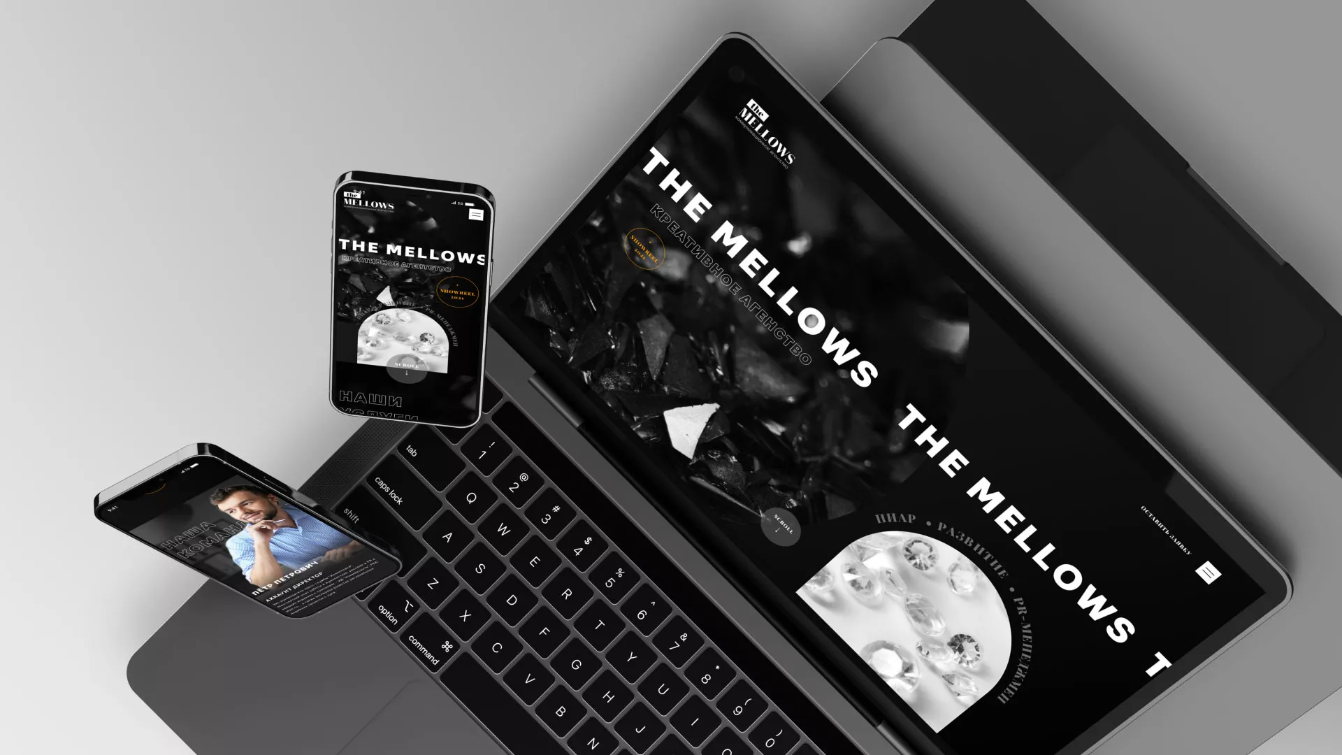 Разработка сайта креативного агентства «The Mellows» в Уварово