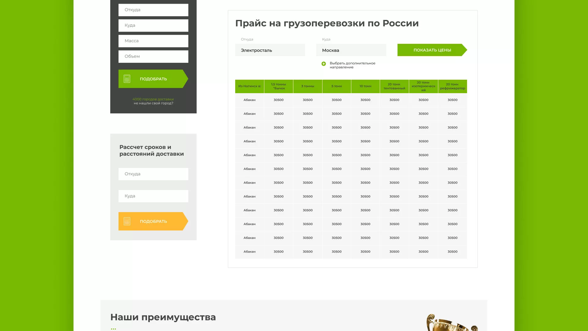 Разработка логотипа и сайта компании «Инком-Логистика» в Уварово