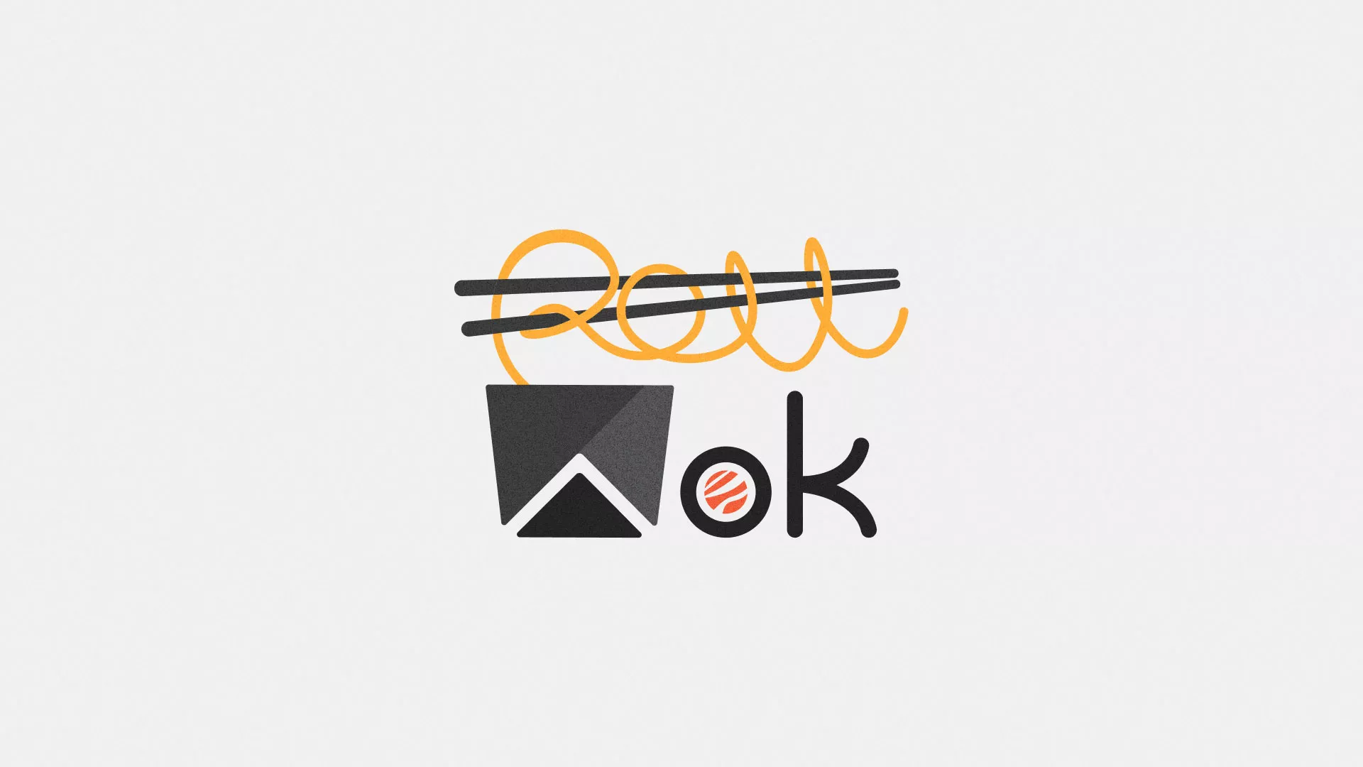 Разработка логотипа в Уварово для суши-бара «Roll Wok Club» Разработка логотипа в Уварово для суши-бара «Roll Wok Club»